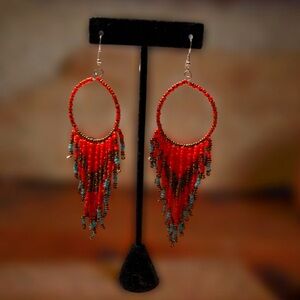 Native American Beaded Earrings Western earrings NWOT
